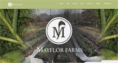 Desktop Screenshot of mayflorfarms.com